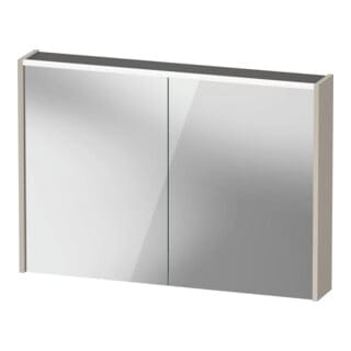 Duravit - D-code Spiegelschrank, Steckdose Typ F (eu, De), 2 Türen,