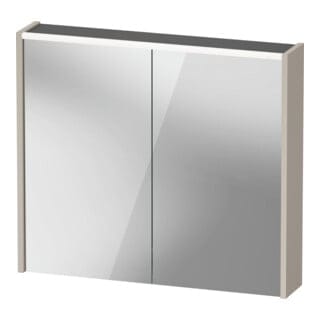 D-code Spiegelschrank, Steckdose Typ E (fr, Be), 2 Türen, - Duravit