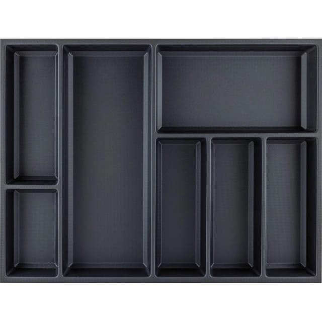 Besteckeinsatz Sky 500/70 Kunststoff Schwarz - Agoform