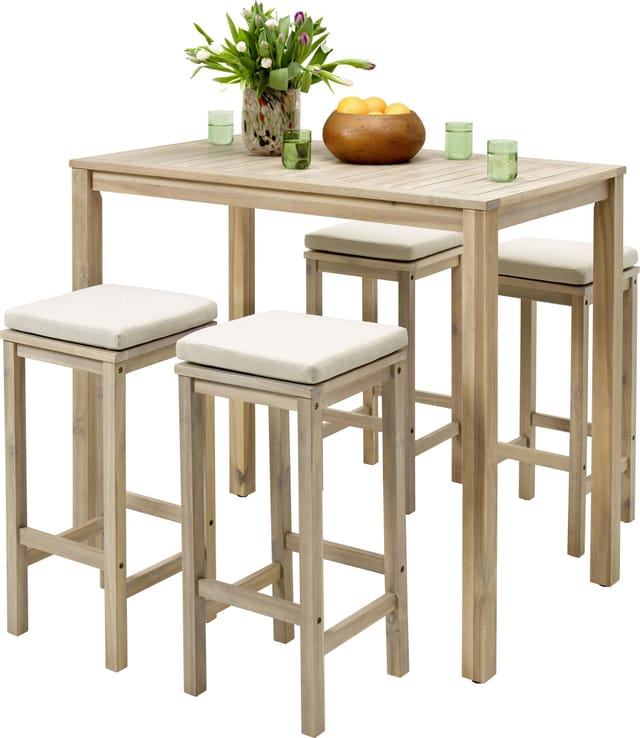 Hochtisch Set Inkl. Outdoor Kissen Bar Set - Iwerk