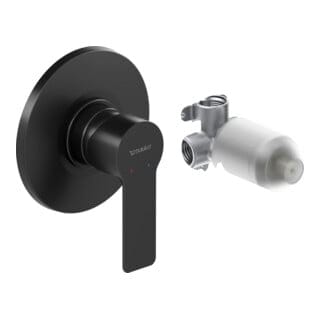 D-code Einhebelmischer Unterputz Set, Rosette Rund, - Duravit