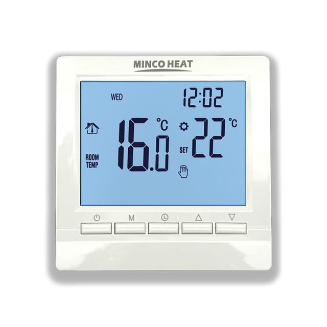 Thermostatregler, 3a Programmierbarer Digitaler Thermostat – Raumtemperaturregler Mit Digitalem Lcd-display, Blaue Hintergrundbeleuchtung