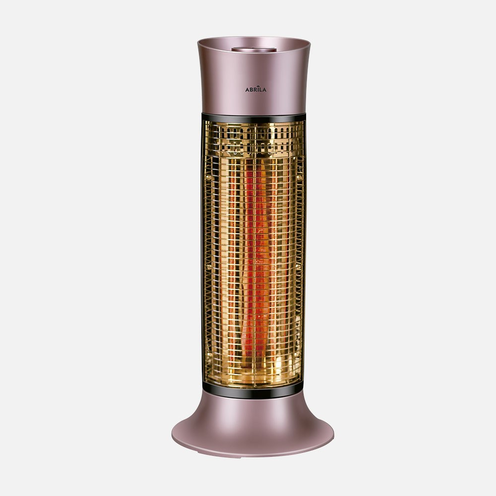 Elektrische Kohleofen Yuma 900w Rosa/schwarz 2 Leistungen Schwenkend