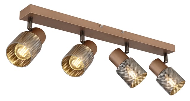Globo - Deckenlampe Deckenleuchte Wohnzimmerlampe Spotlampe Verstellbar 4 Flammig L 56cm