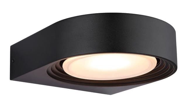 Wandleuchte Gartenlampe Led Schwarz Ip44 Dreh-schwenkbar Außenleuchte