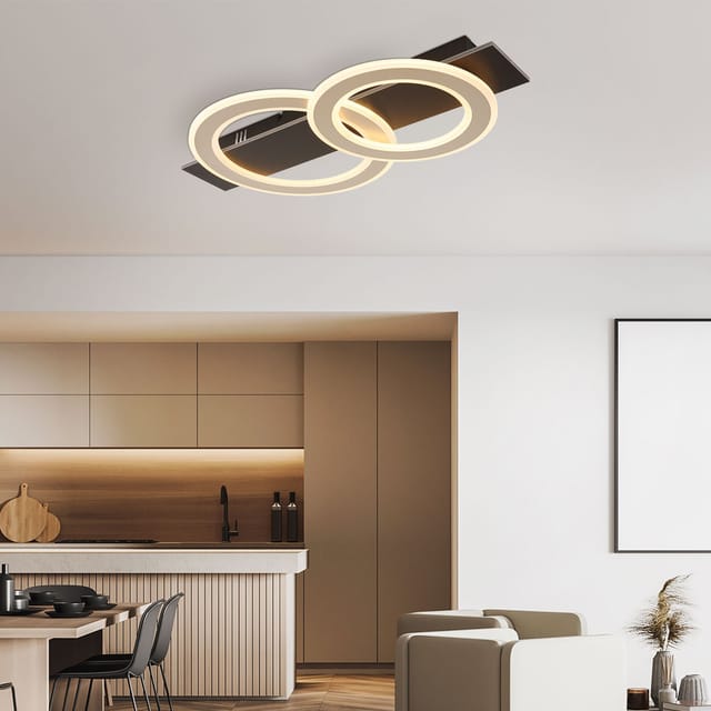 Globo - Deckenleuchte Designlampe Led Wohnzimmerlampe Schlafzimmerleuchte L 63 Cm