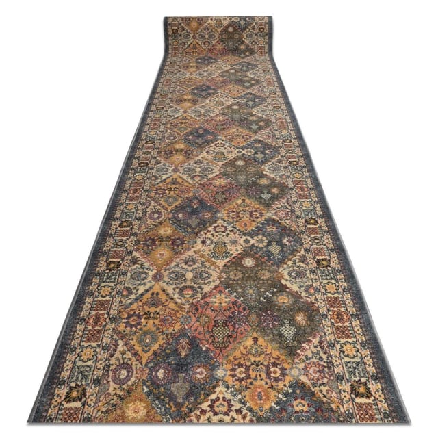 Rugsx - Läufer Antirutsch Modern Classic Klassisch Beige / Grau 19 80cm Multicolour 80x430 Cm