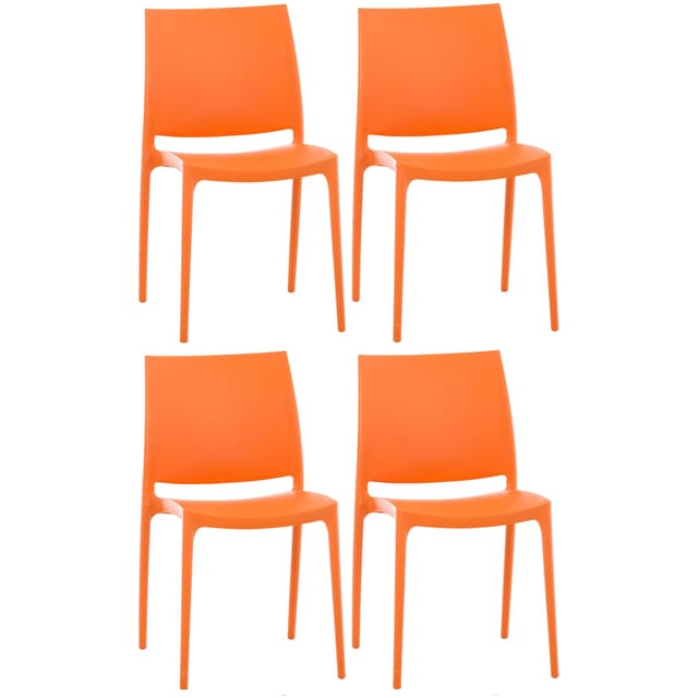 Clp - 4er Set Stühle Maya Orange