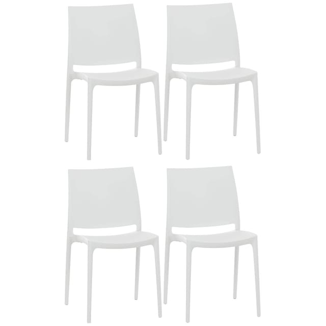 Clp - 4er Set Stühle Maya Weiß