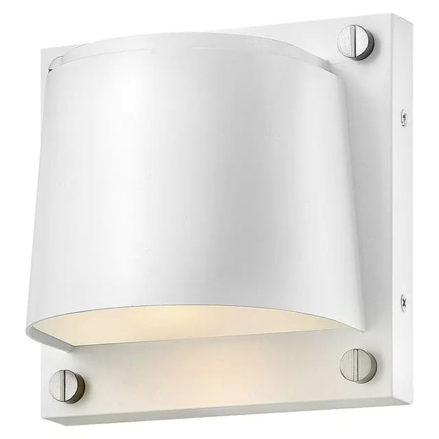 Led Außenwandleuchte Scout Downlight Weiß, Höhe 16,5cm