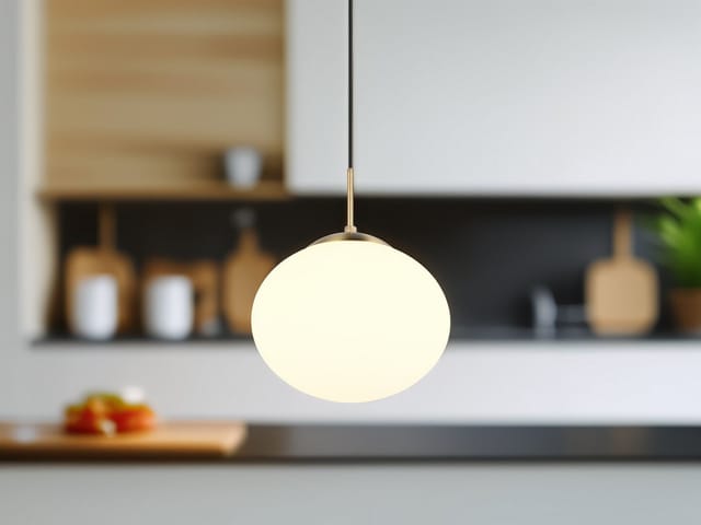 Meinewunschleuchte - Retro Led Pendelleuchte Messing Mit Glaskugel Lampenschirm, Ø 30cm