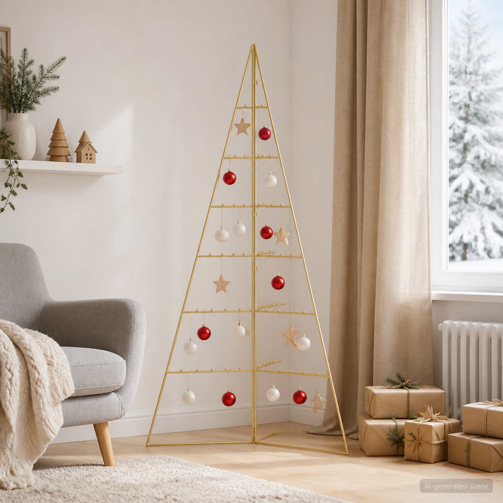 Vidaxl Metal Christmas Tree With Folding Stand Kuopio 140 Cm Steel