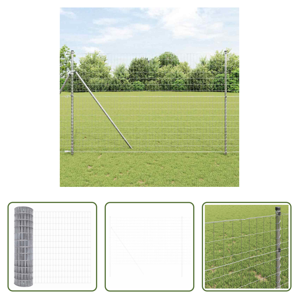 Pvc-beschichtetes Eisen - Eurozaun 1,5 X 10 M Pvc-beschichtetes Eisen