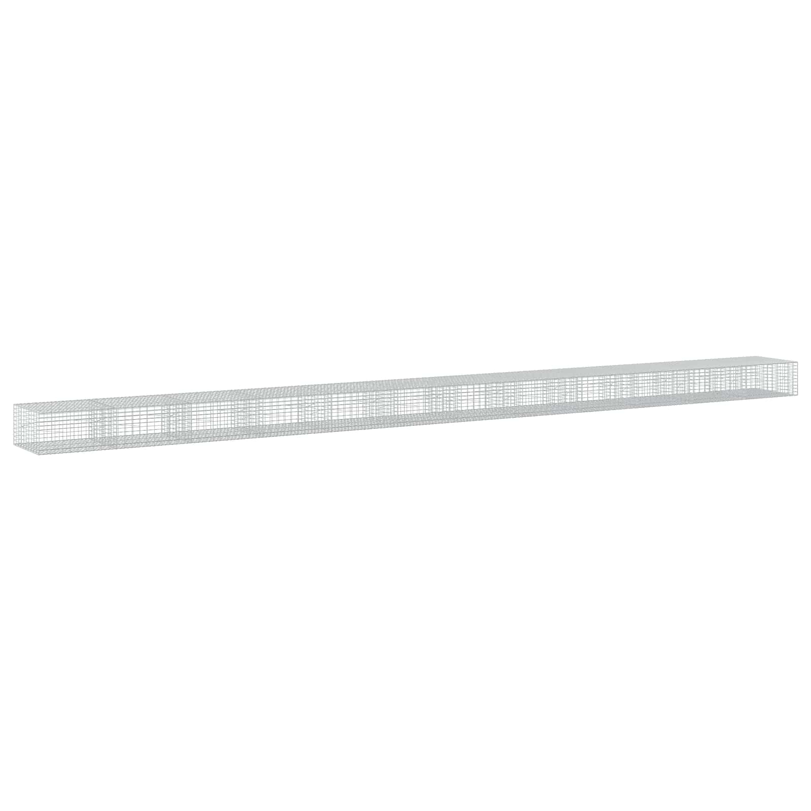 Gabione Mit 3,5 Mm Draht Und 5x10 Cm Maschen 1200x100x50 Cm Vidaxl