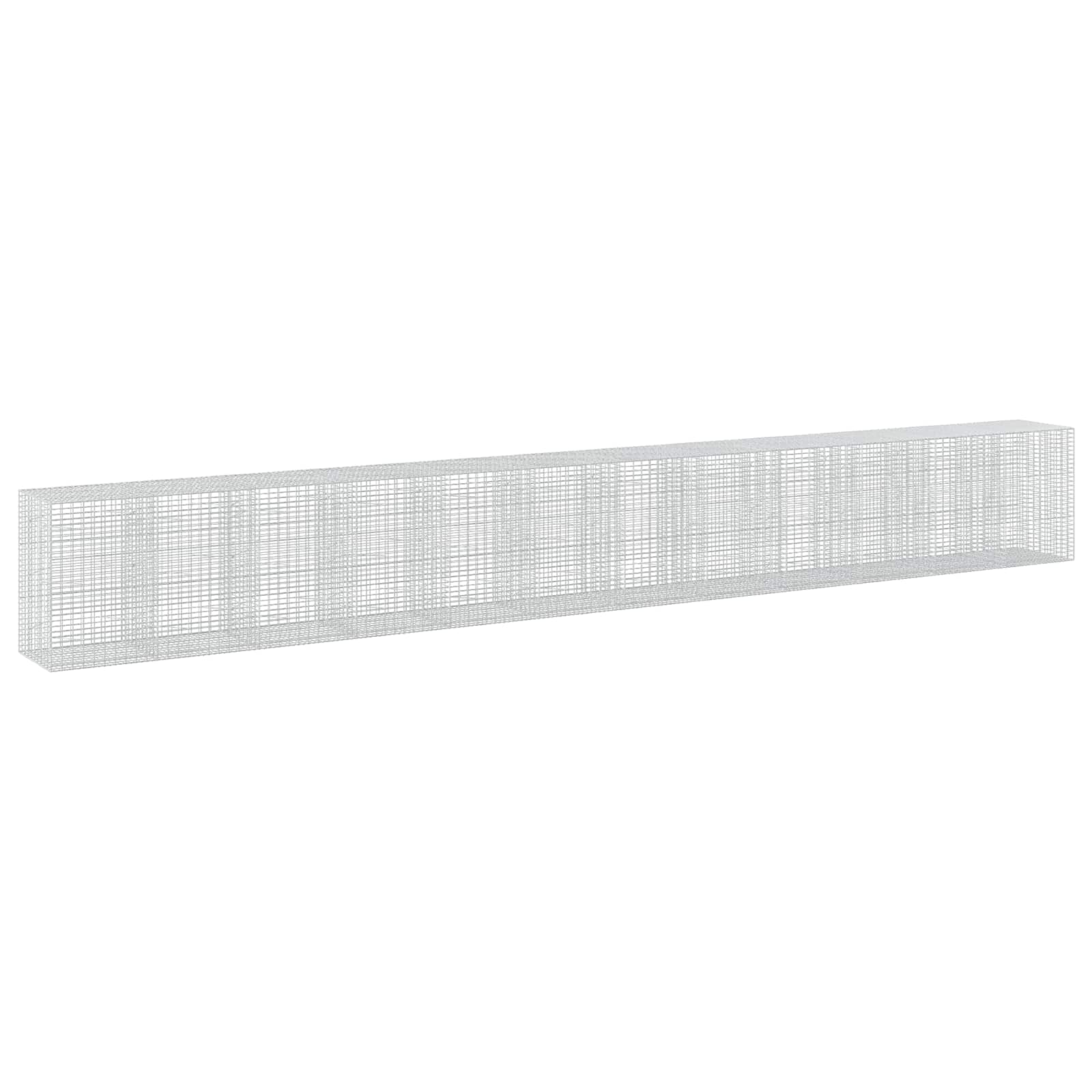 Gabione Mit 3,5 Mm Draht Und 5x10 Cm Maschen 1200x100x150 Cm Vidaxl