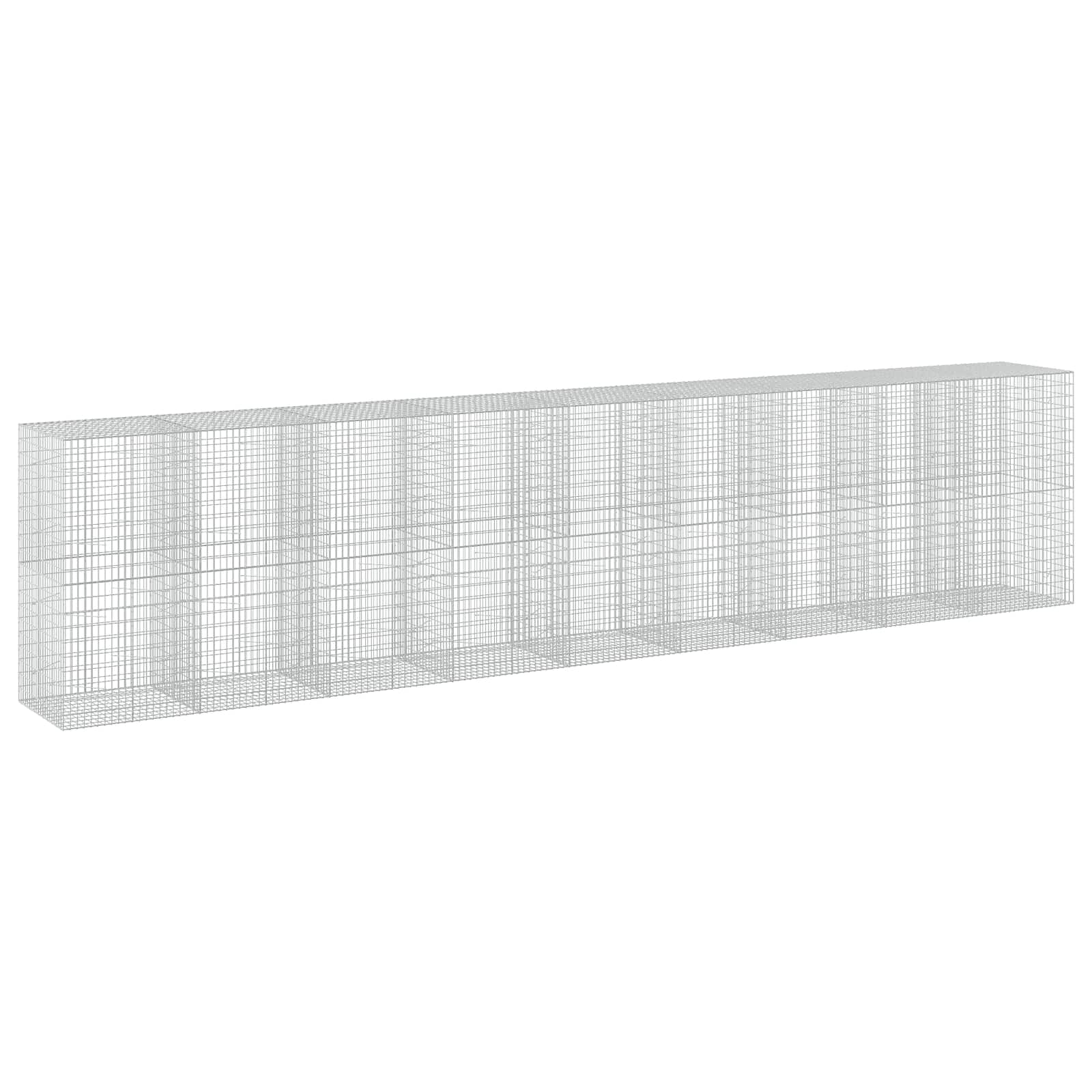 Gabione Mit 3,5 Mm Draht Und 5x10 Cm Maschen 900x100x200 Cm Vidaxl