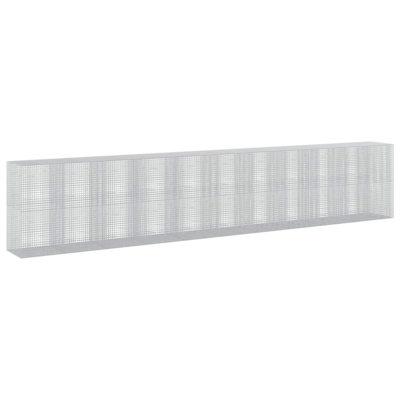 Gabione Mit 3,5 Mm Draht Und 5x5 Cm Maschen 1050x100x200 Cm Vidaxl