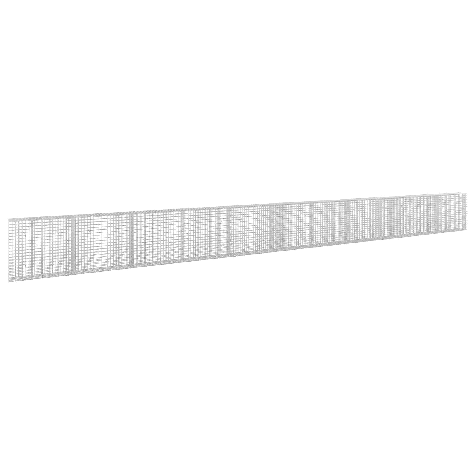 Gabione Mit 3,5 Mm Draht Und 5x5 Cm Maschen 1100x30x100 Cm Vidaxl