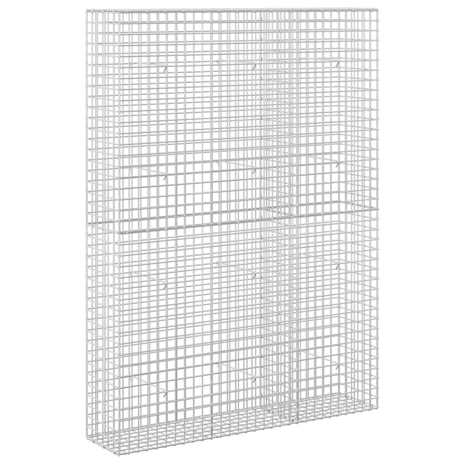 Gabione Mit 3,5 Mm Draht Und 5x5 Cm Maschen 150x30x200 Cm Vidaxl