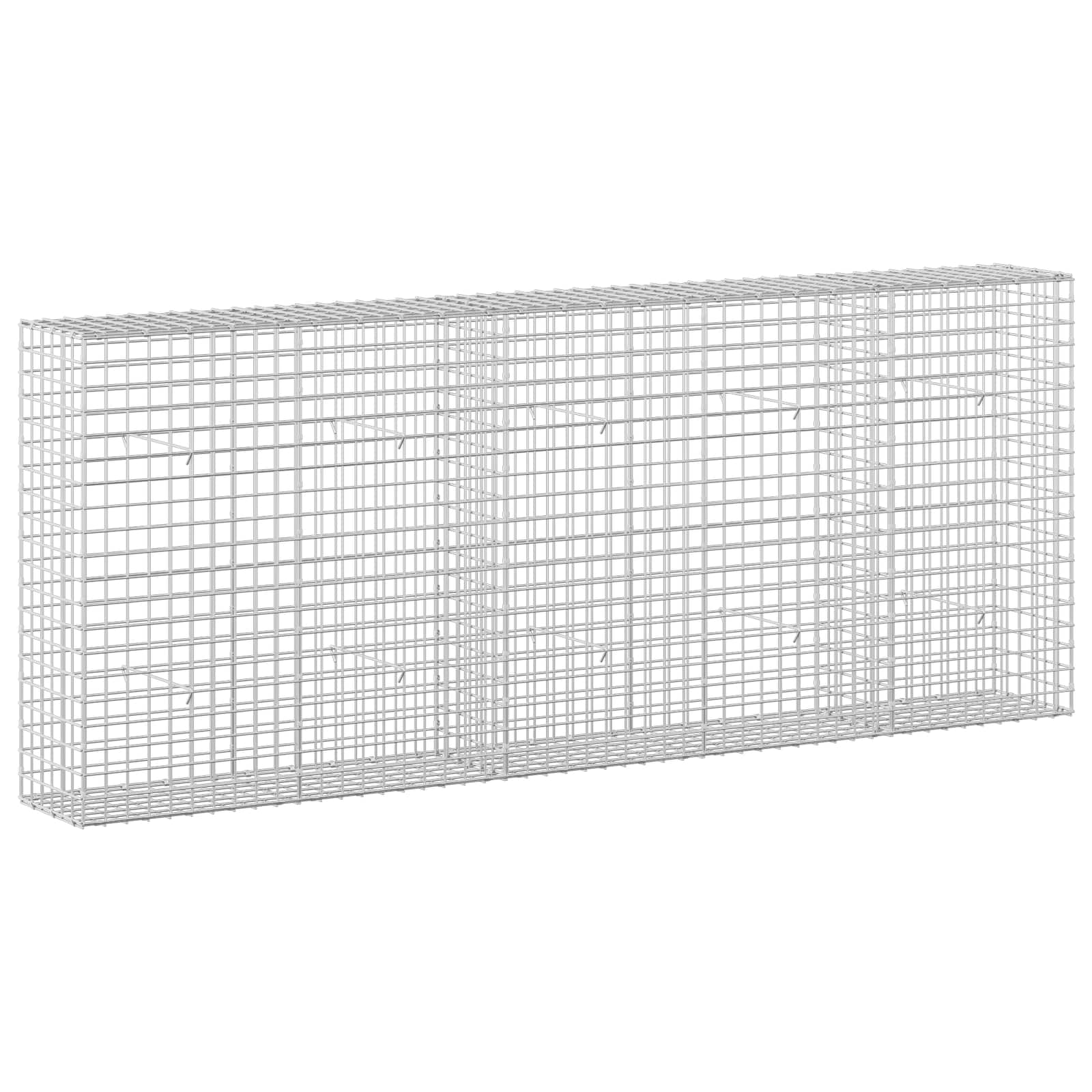 Gabione Mit 3,5 Mm Draht Und 5x5 Cm Maschen 250x30x100 Cm Vidaxl