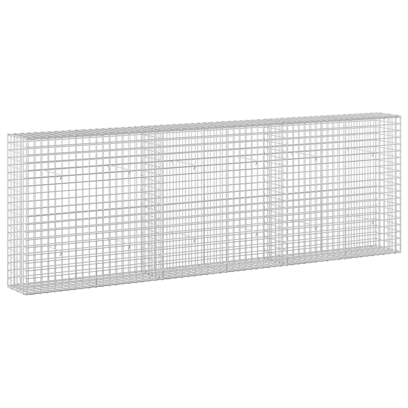 Gabione Mit 3,5 Mm Draht Und 5x5 Cm Maschen 300x30x100 Cm Vidaxl
