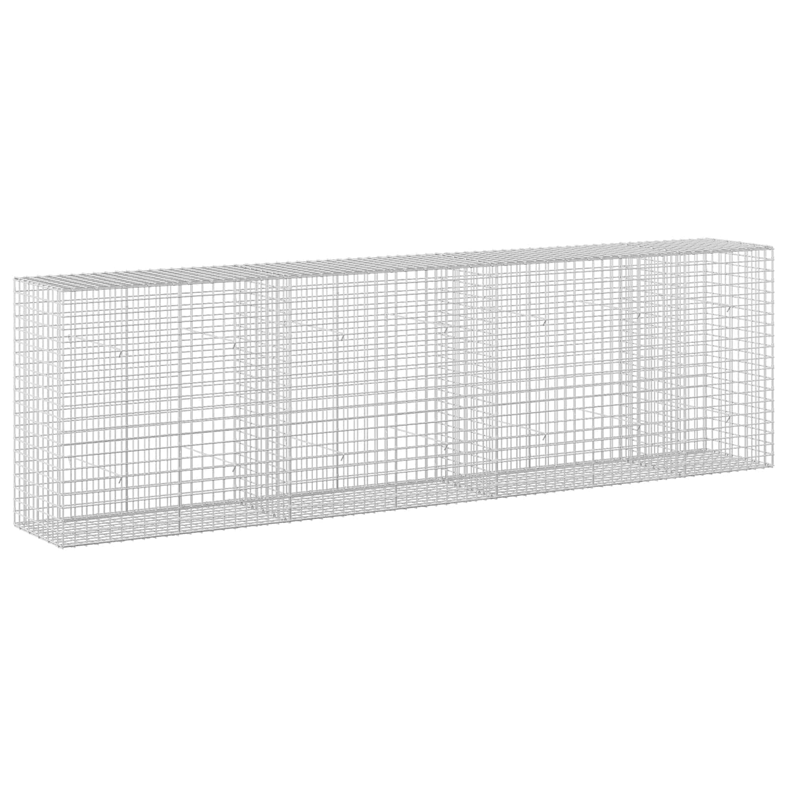 Gabione Mit 3,5 Mm Draht Und 5x5 Cm Maschen 350x50x100 Cm Vidaxl