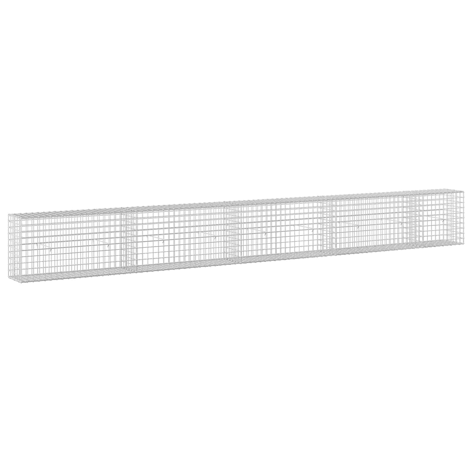 Gabione Mit 3,5 Mm Draht Und 5x5 Cm Maschen 450x30x50 Cm Vidaxl
