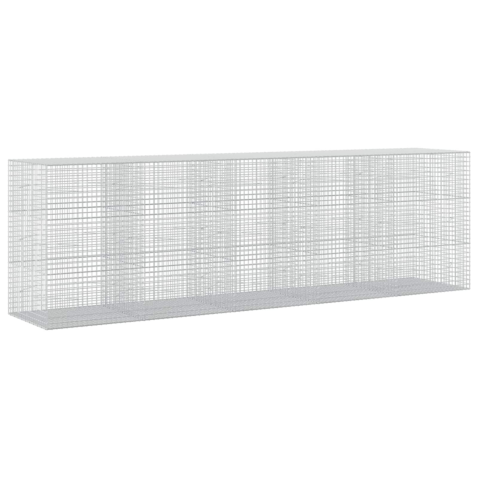 Gabione Mit 3,5 Mm Draht Und 5x5 Cm Maschen 500x100x150 Cm Vidaxl