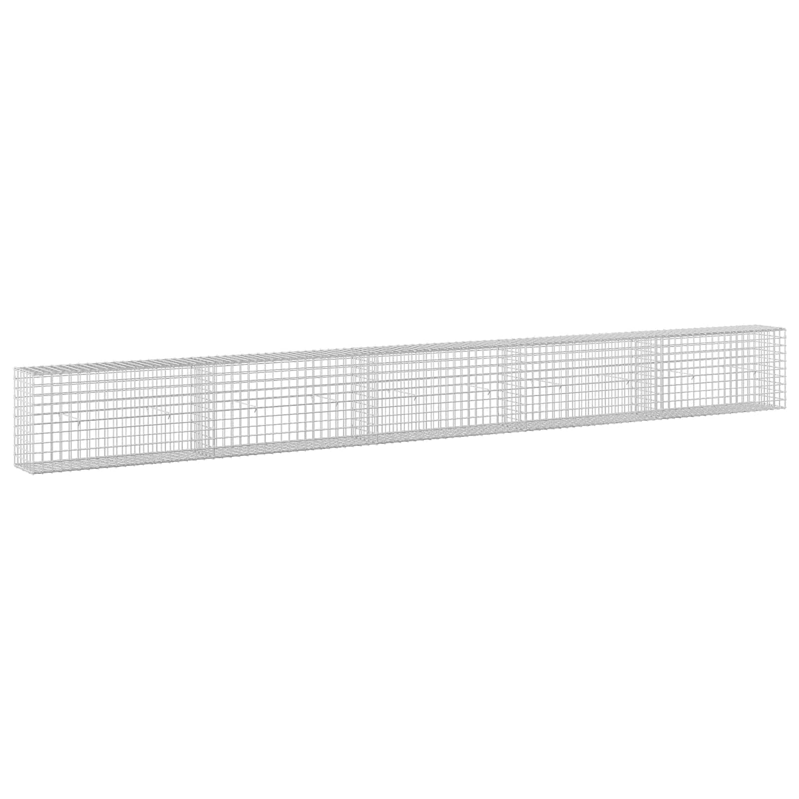 Gabione Mit 3,5 Mm Draht Und 5x5 Cm Maschen 500x30x50 Cm Vidaxl