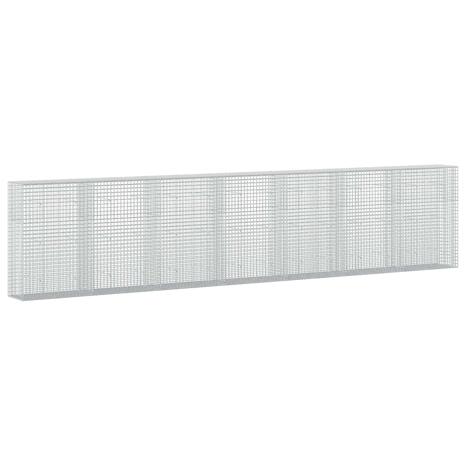 Gabione Mit 3,5 Mm Draht Und 5x5 Cm Maschen 700x50x150 Cm Vidaxl