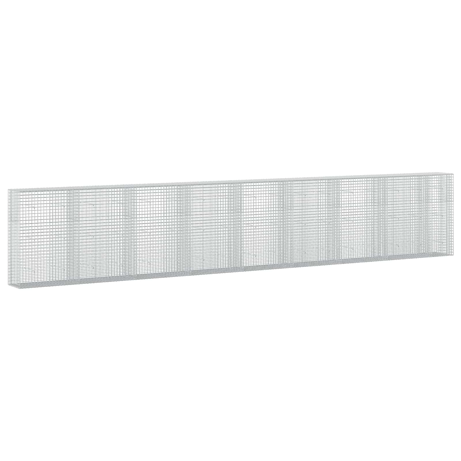 Gabione Mit 3,5 Mm Draht Und 5x5 Cm Maschen 850x50x150 Cm Vidaxl