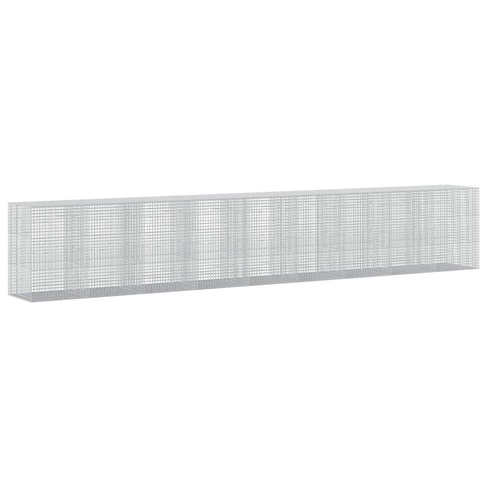 Gabione Mit 3,5 Mm Draht Und 5x5 Cm Maschen 900x100x150 Cm Vidaxl