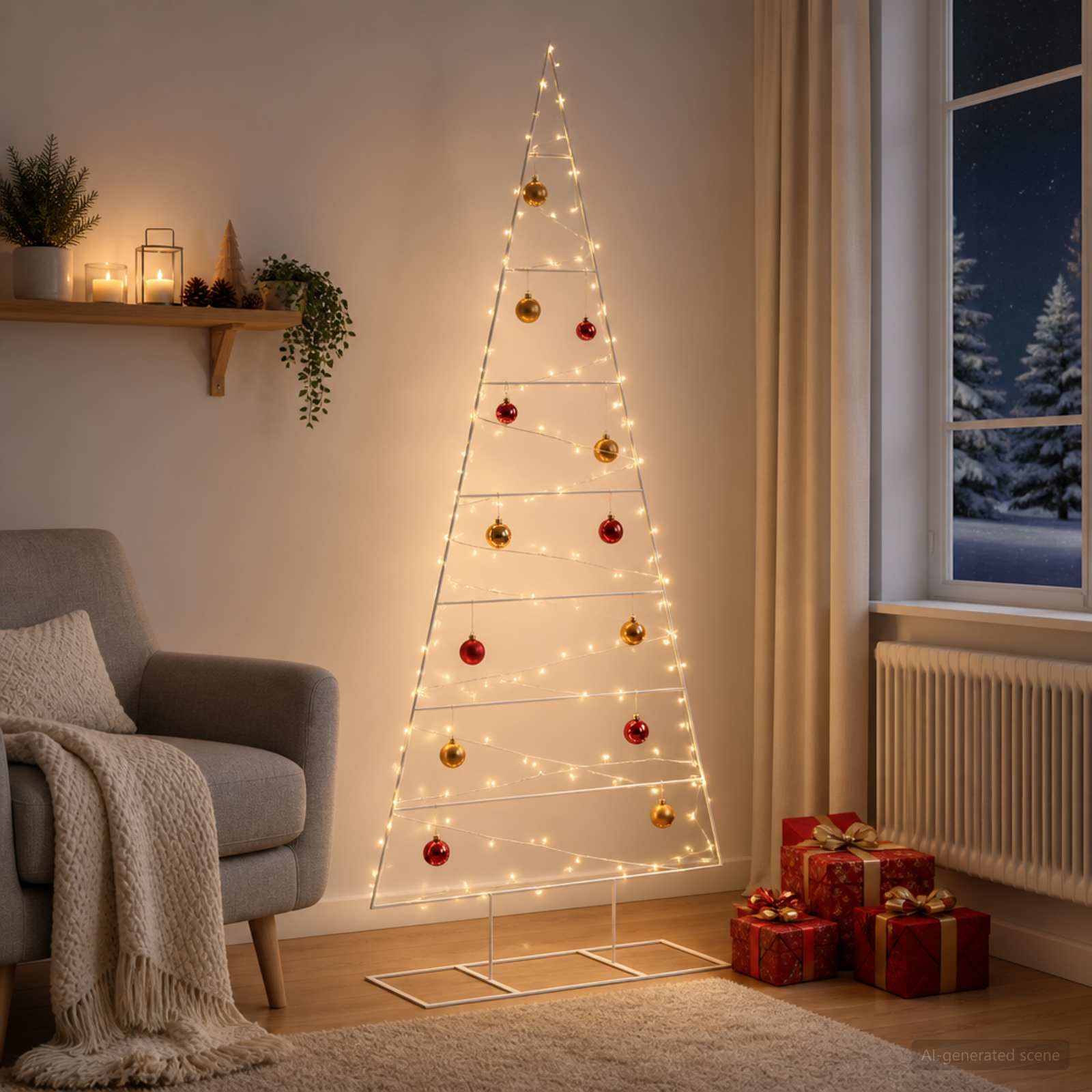 Vidaxl Metal Christmas Tree Kuopio 210 Cm Steel White