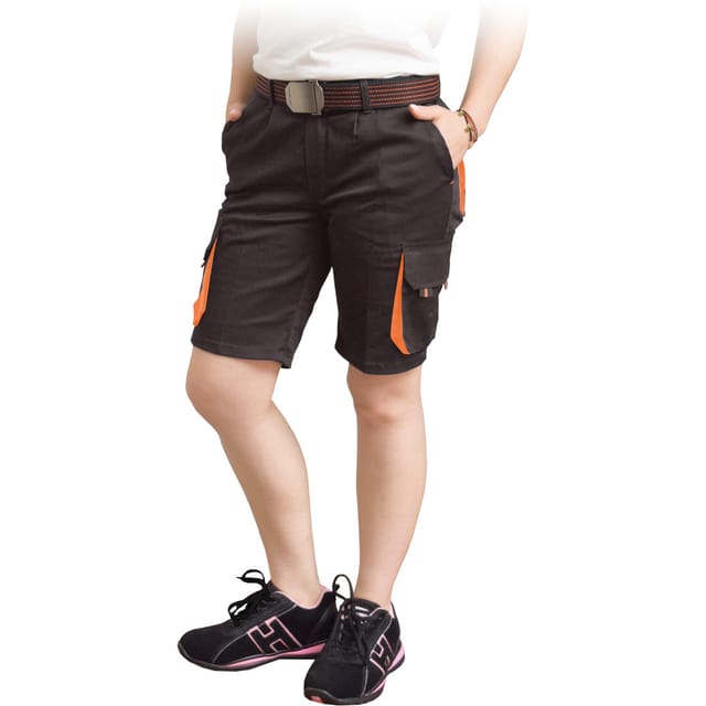 Damen Arbeitshose Kurz Schwarz Xxl