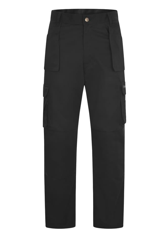 Super Pro Arbeitshose Schwarz 38 330 G/m² 65 % Polyester Normal Geschnitten