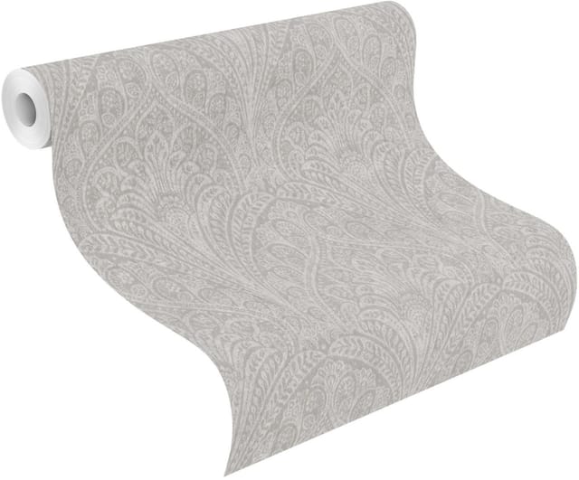 Vliestapete 746334 Tapete Barock 53 X 1005 Cm Rasch Indian Style Grau