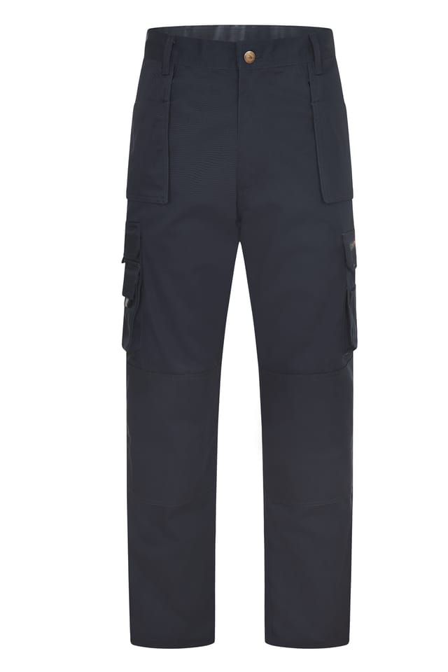 Super Pro Arbeitshose Marineblau 28 330 G/m² 65 % Polyester Kürzer Geschnitten
