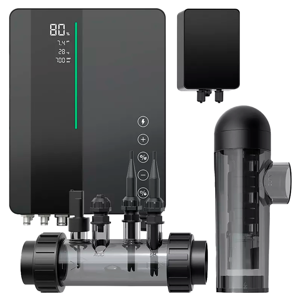 Salzelektrolysegerät Aquark Inverclear Ares Premium. 16 G/h + Wlan + Ph + Redox