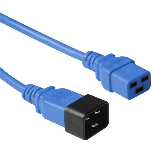 Microconnect - Pe2019b3 Cable Detransmission Blue 3 M C20 Coupler C19 Coupler
