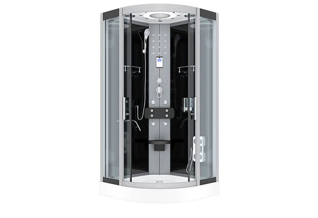 Komplettdusche Duschkabine Fertigdusche Dusche D58-23t0 100x100 Cm Ohne 2k Scheiben Versiegelung