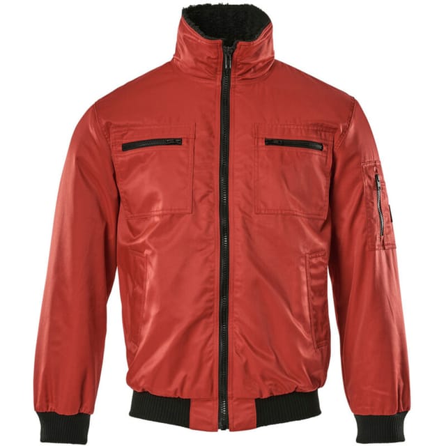 Mascot Pilotenjacke Alaska Mit Kunstplezfutter Rot 4xl