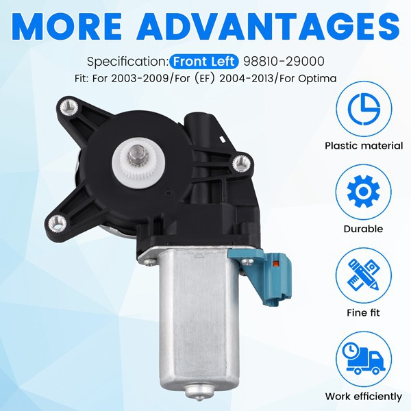 Die Teilenummer 9881029000 Ist Für Den Fensterhebermotor Vorne Links Von Hyundai- Und Kia-fahrzeugen Geeignet.