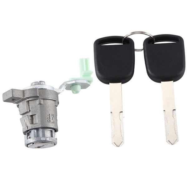 Set: Farbe: Silber + Schwarz Material: Metall Türschlosszylinder, Zündschalter, Schlüsselsatz 7218