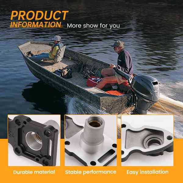 1 Farbe: Schwarz Und Silber Materialien: Abs Und Metall Halterung Für Marinewasserpumpe (mit Kupferring) Lagergehäuse