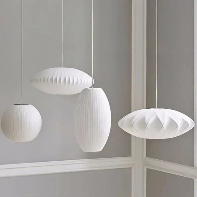 Stofflaternen-hängeleuchte Ø40 Cm – Zen-stil, Dekorative Leuchte Für Wohnzimmer, Restaurant, Hotel Oder Treppenhaus, Leuchtmittel Nicht Enthalten
