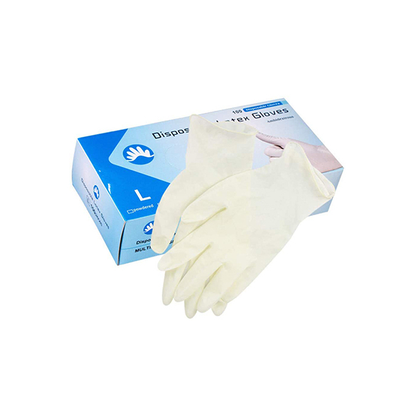 Schachtel Mit 100 Puderfreien Latexhandschuhen, Größe 8, Mittel Gd05nc