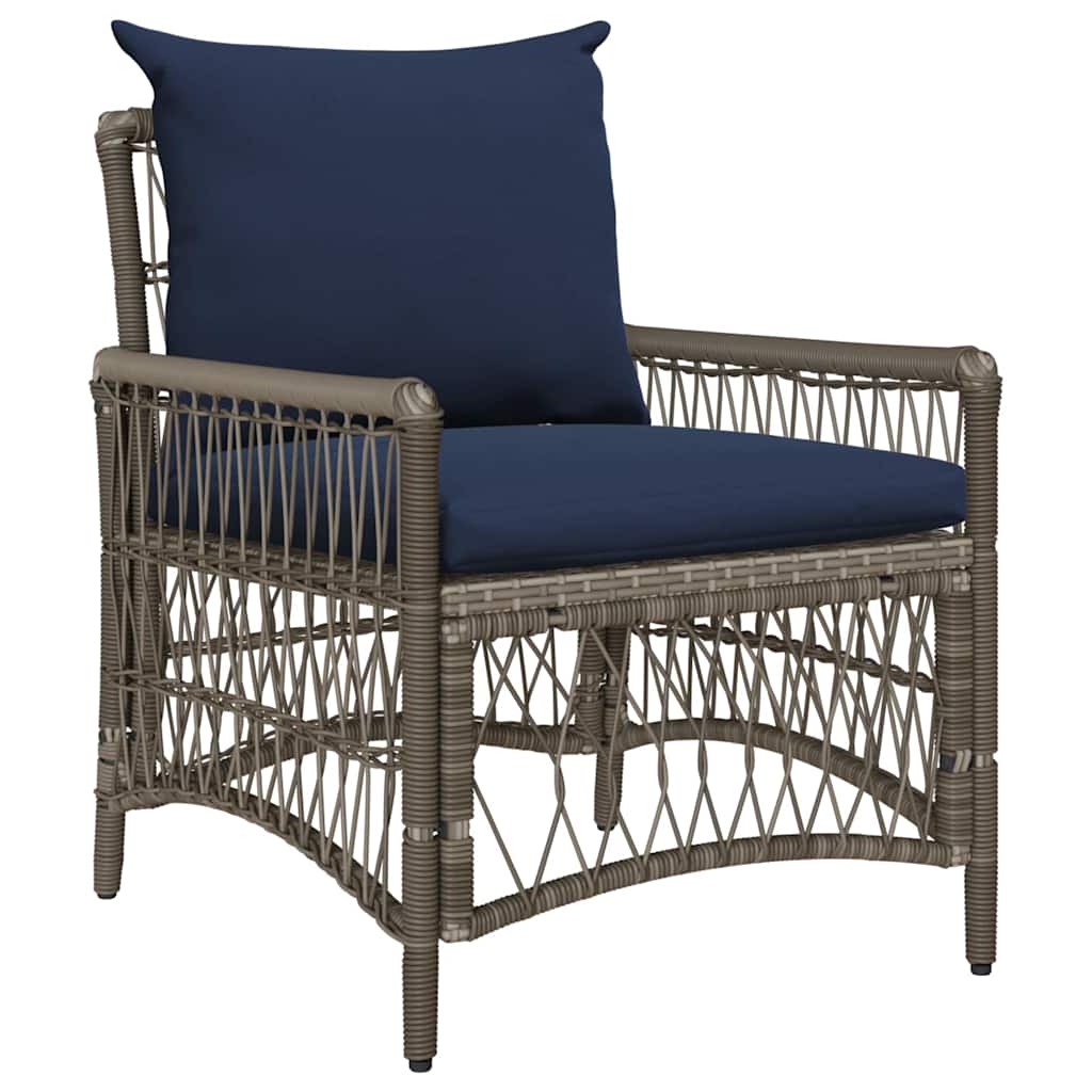 Maison Exclusive - Gartenstuhl Grau Poly-rattan