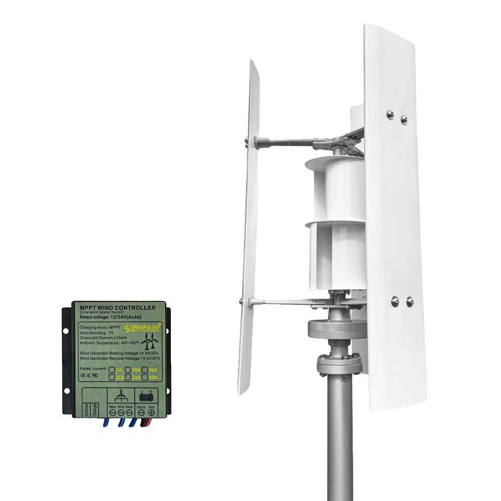 Windkraftgenerator, 3000w Leistung, Geräuscharm Im Betrieb, Kostenloser Mppt-controller-a, 3000w-a, 24v