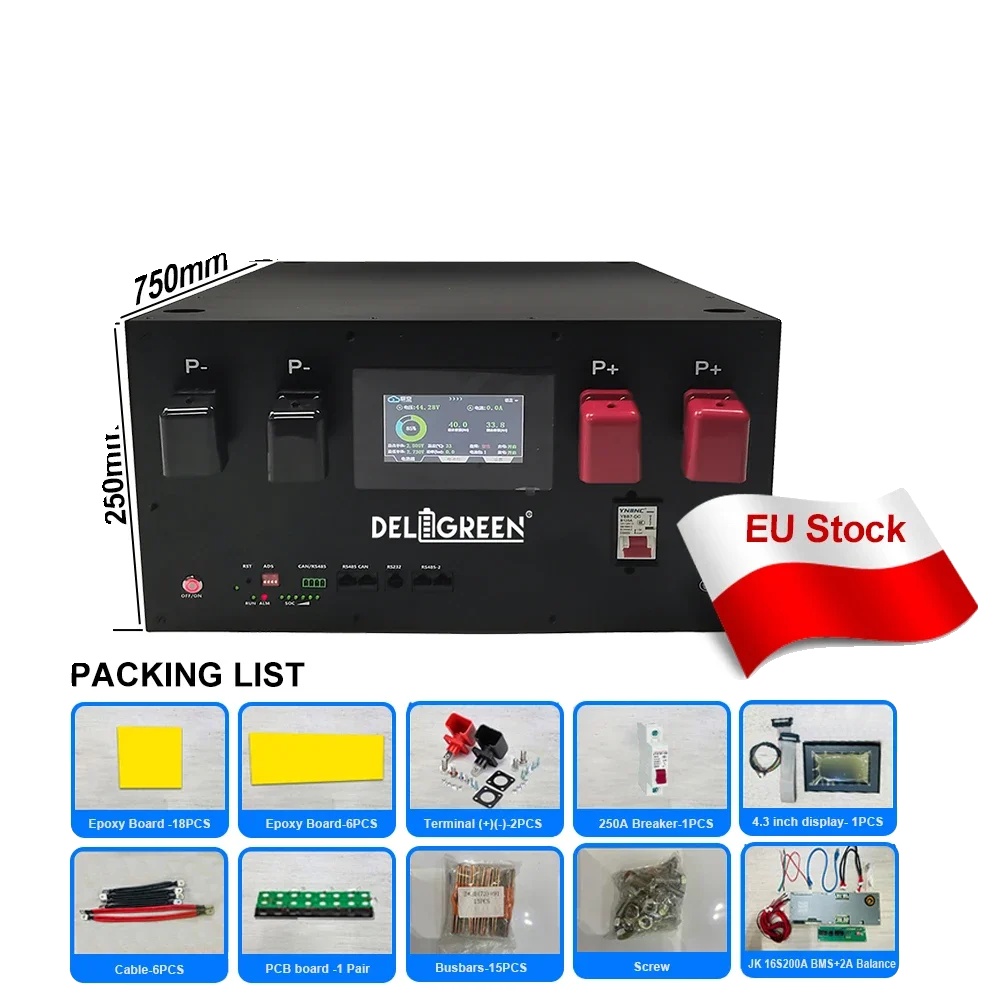 Batteriespeicherbox, Gestapeltes Design, Fortschrittliche Sicherheitsmerkmale, Gestapeltes Jk Bms