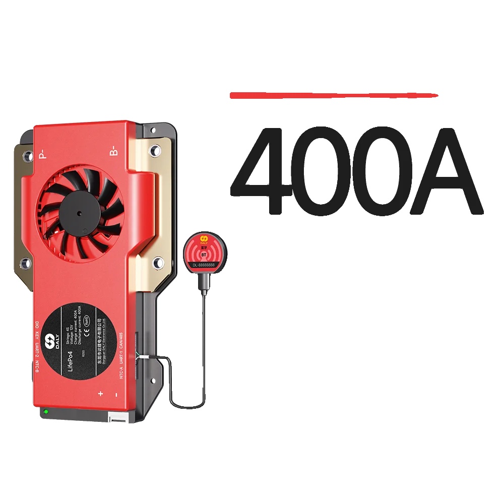 Batteriemanagementsystem, Überladungsschutz, Intelligente Kommunikationsoptionen, Bms 400a Rs485can-a, Lifepo4 4s 12v Bt